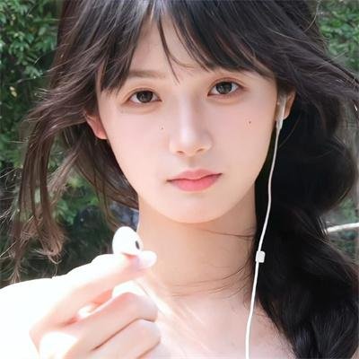 照片中的女孩